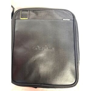 Disney Parks Disrupt EcoSmart Black &Lime Notebook Messenger Bag11" Eco-Friendly